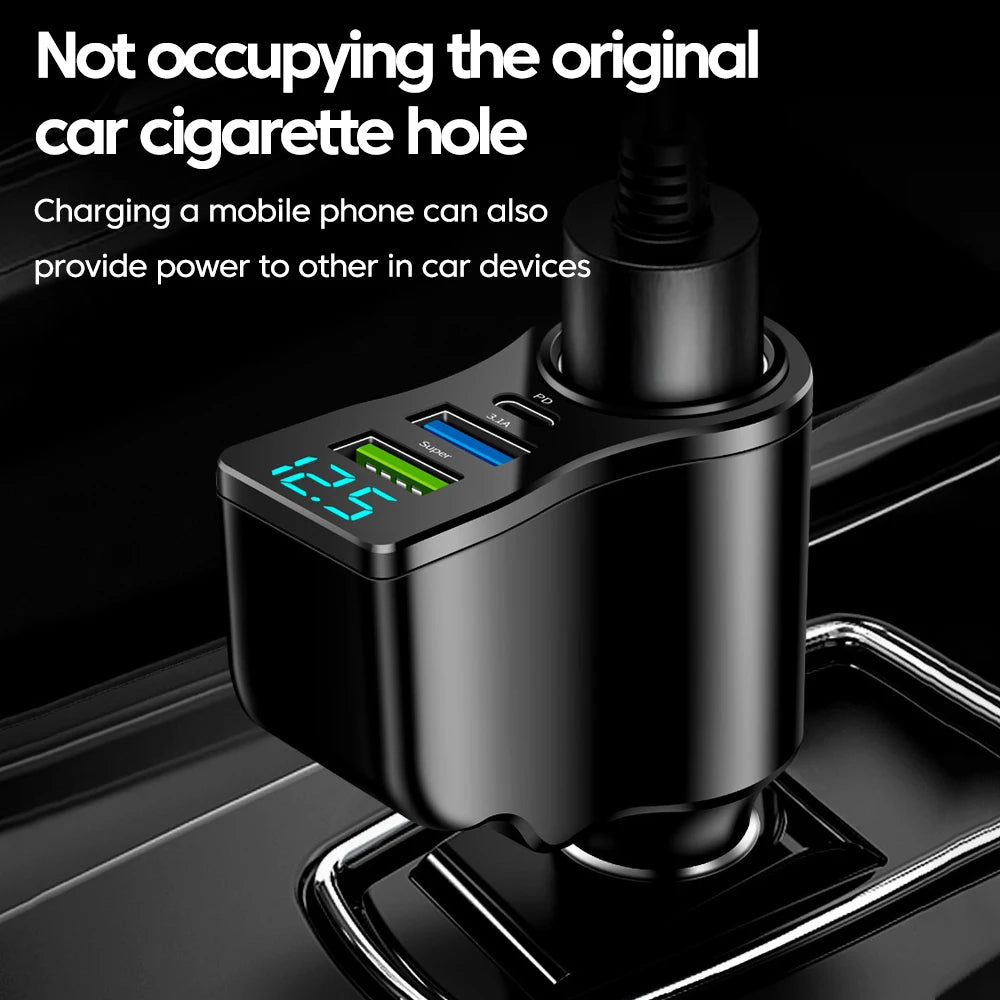65W Car Charger USB-C