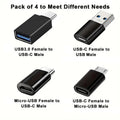 4Pcs Cable Adapters, Charge Any Device With One Cable