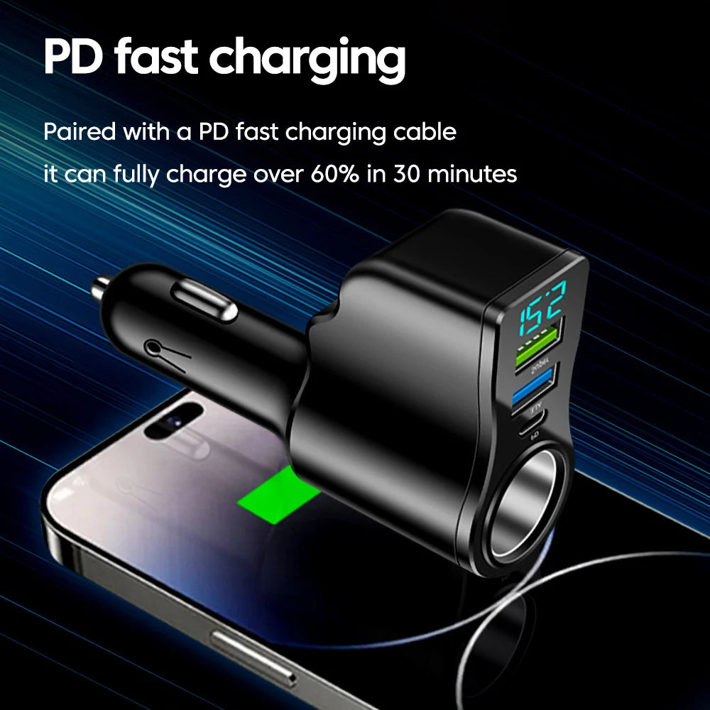65W Car Charger USB-C