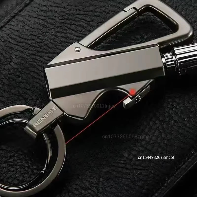 Permanent Match Wireless Lighter with Multi-Function Keychain Bottle Opener, Lit Anytime, Anywhere, Suitable for Outdoorsurvival